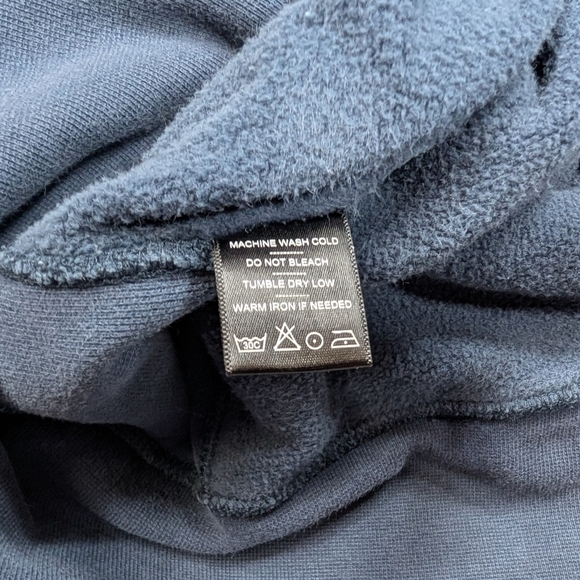 American Giant Jacket Mens XL Blue Navy Classic Full Zip Hoodie Heavy Fleece - Picture 9 of 10